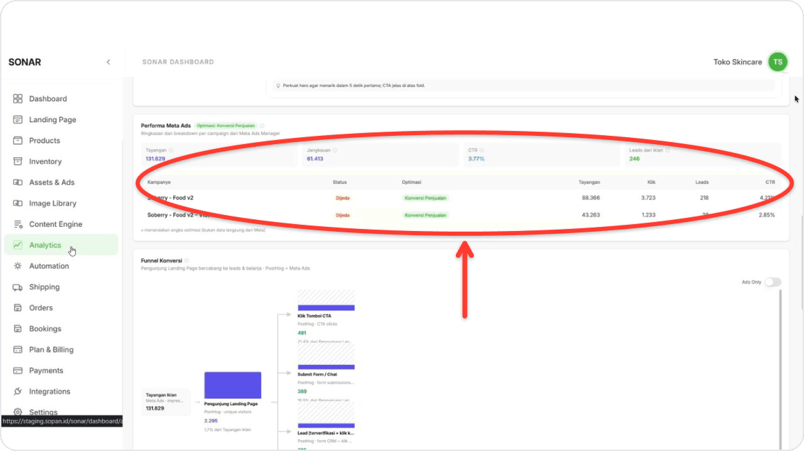 Monitor and analyze data