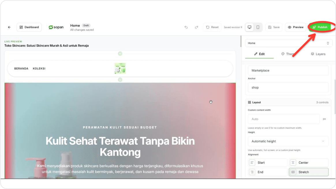 Publish your website