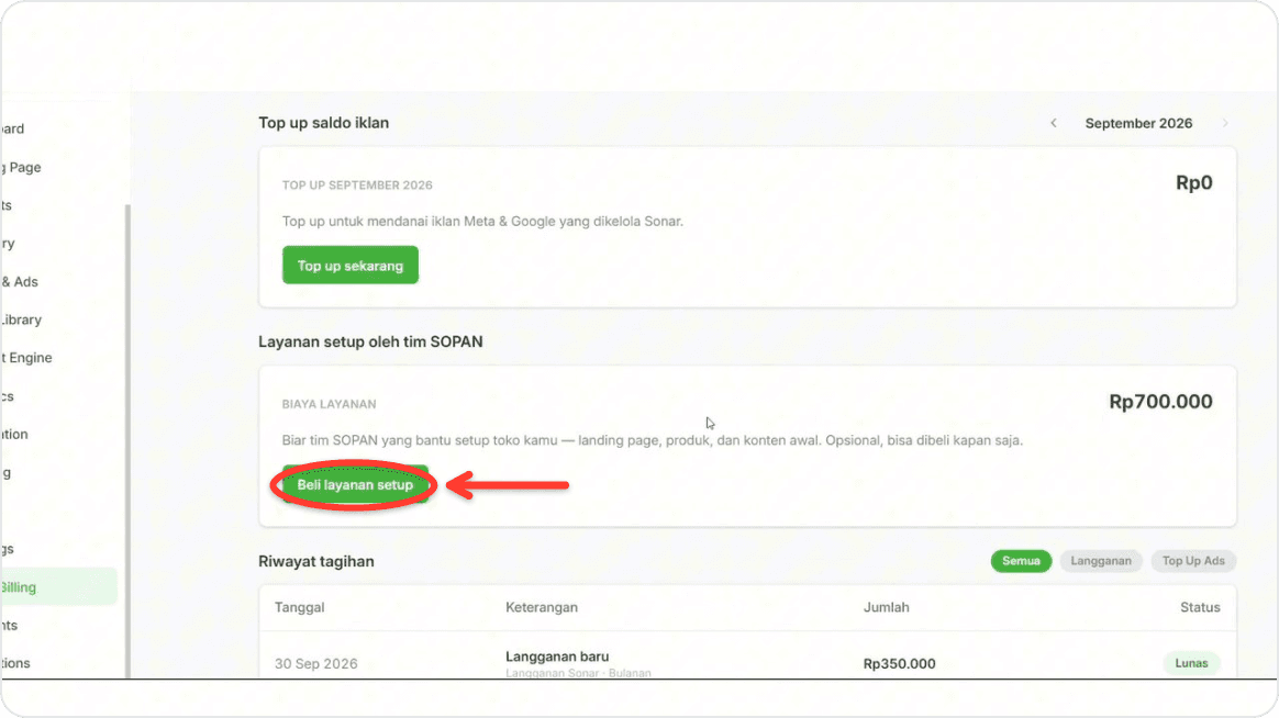 Purchase a setup service (optional)
