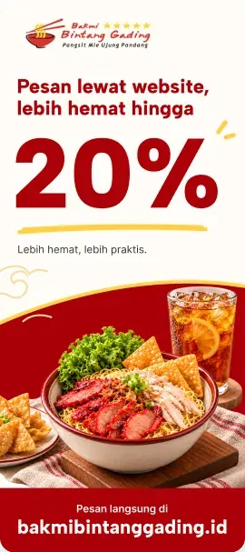 80 x 180 cm Bakmi Bintang Gading banner: order via the website, save up to 20%